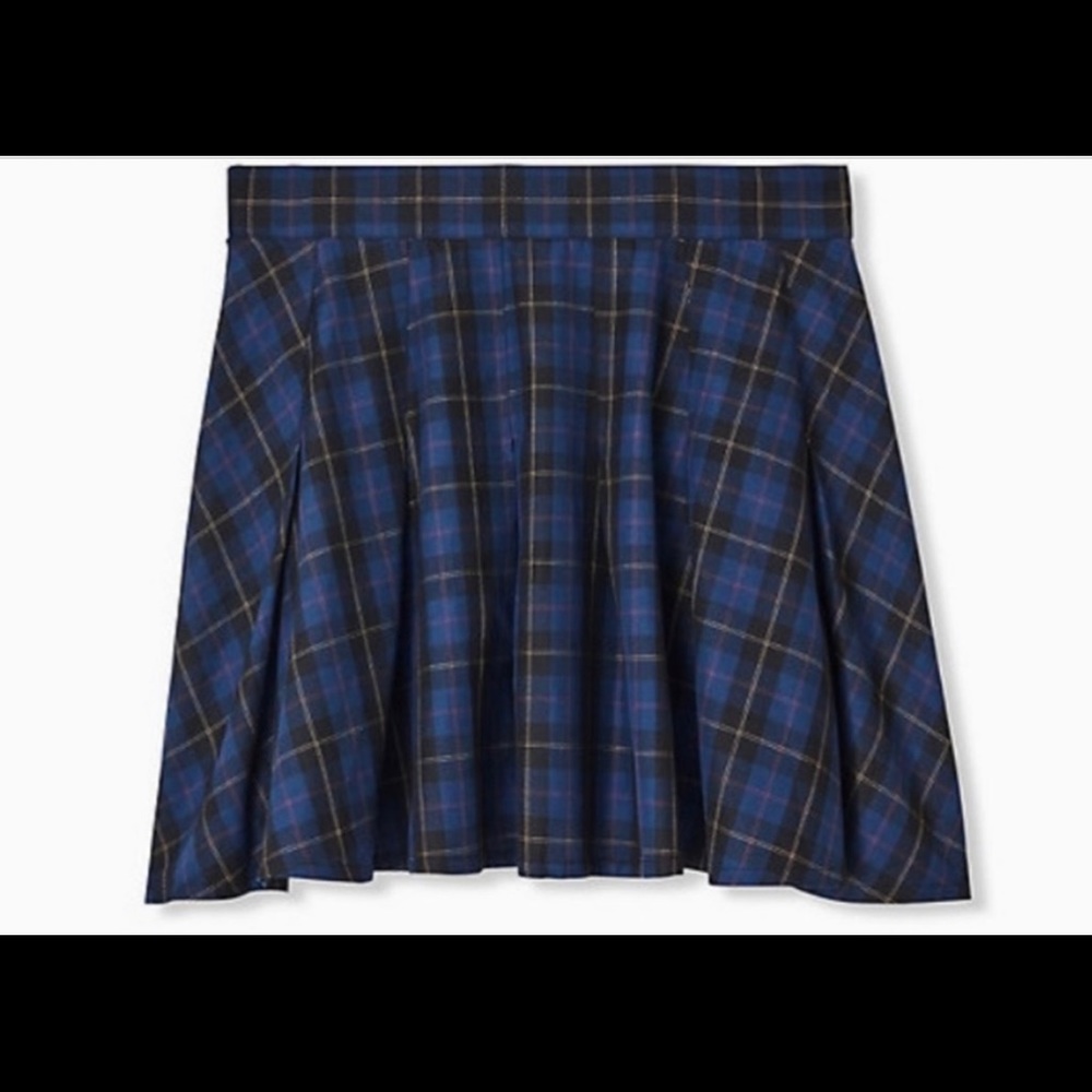 Torrid plaid skater skirt